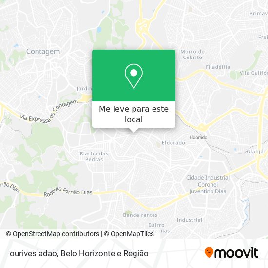 ourives adao mapa