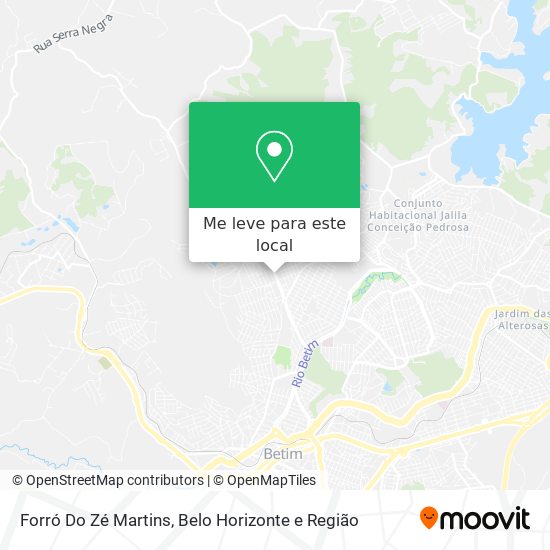 Forró Do Zé Martins mapa