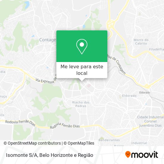 Isomonte S/A mapa
