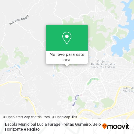 Escola Municipal Lúcia Farage Freitas Gumeiro mapa