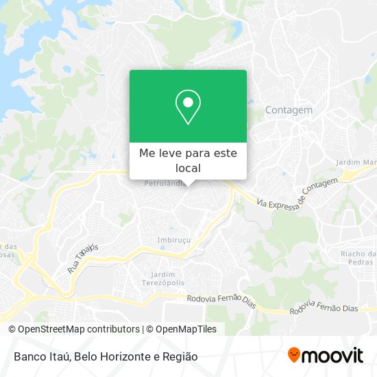 Banco Itaú mapa