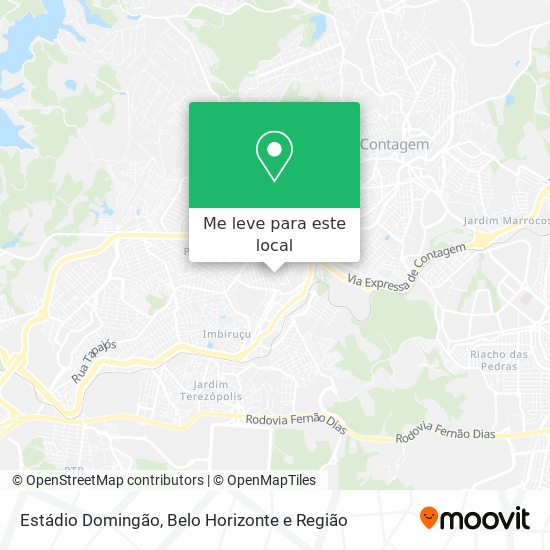 Estádio Domingão mapa