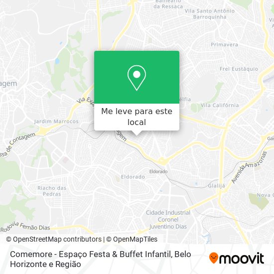 Comemore - Espaço Festa & Buffet Infantil mapa