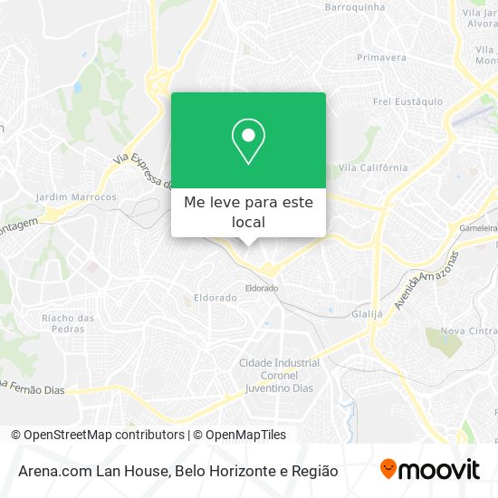 Arena.com Lan House mapa