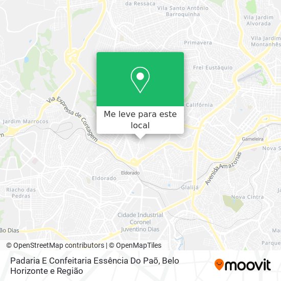 Padaria E Confeitaria Essência Do Paõ mapa