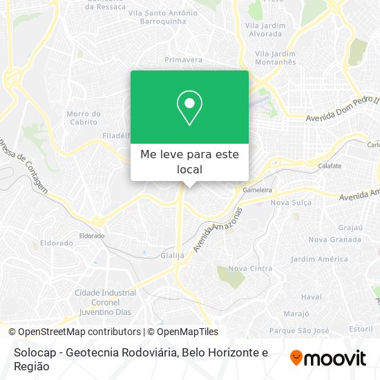 Solocap - Geotecnia Rodoviária mapa