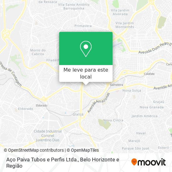 Aço Paiva Tubos e Perfis Ltda. mapa