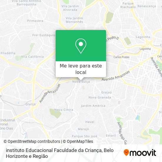 instituto Educacional Faculdade da Criança mapa