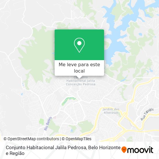 Conjunto Habitacional Jalila Pedrosa mapa