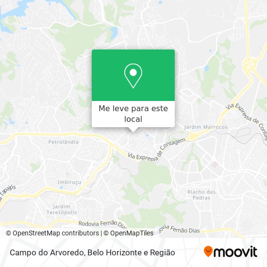 Campo do Arvoredo mapa