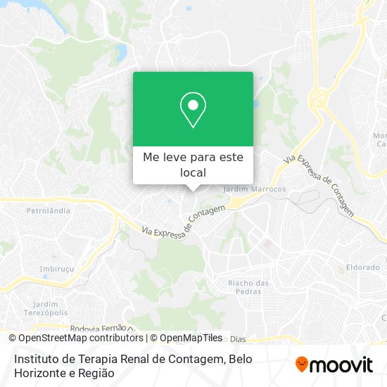 Instituto de Terapia Renal de Contagem mapa