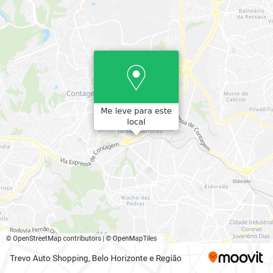 Trevo Auto Shopping mapa