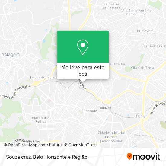 Souza cruz mapa