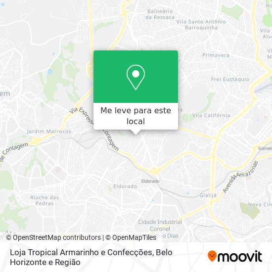 Loja Tropical Armarinho e Confecções mapa