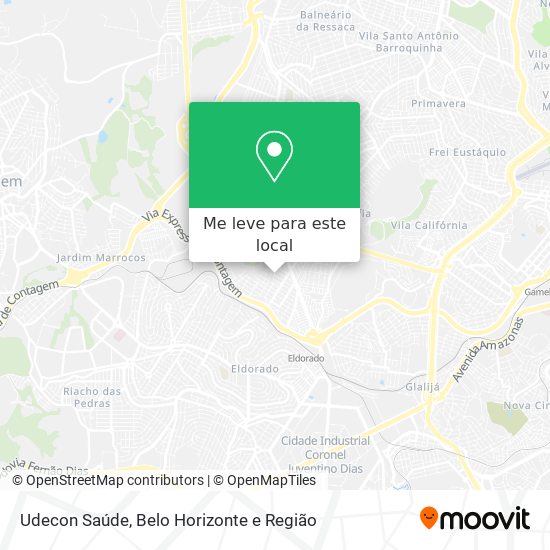 Udecon Saúde mapa