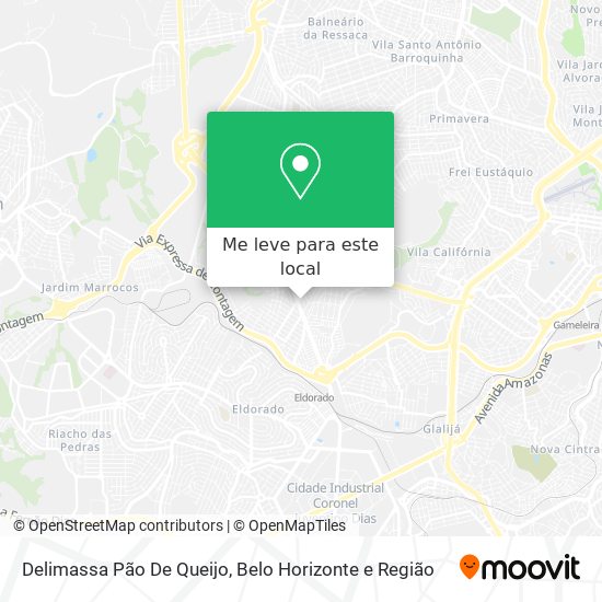 Delimassa Pão De Queijo mapa