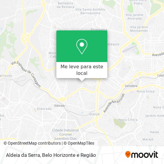 Aldeia da Serra mapa