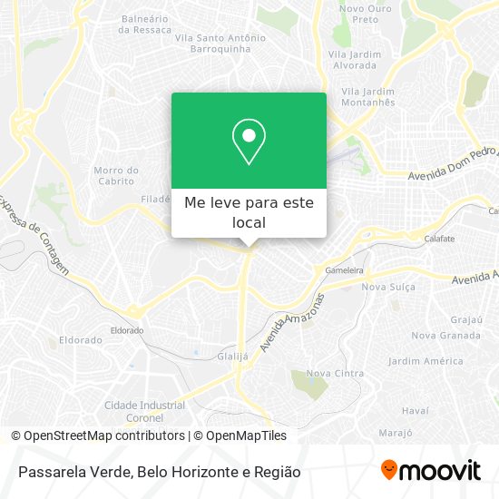 Passarela Verde mapa