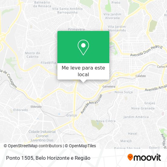 Ponto 1505 mapa