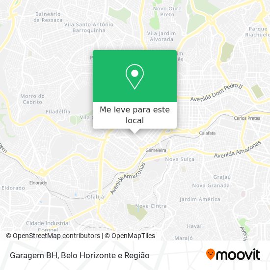 Garagem BH mapa