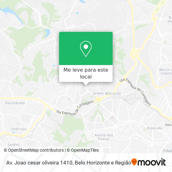 Av. Joao cesar oliveira 1410 mapa