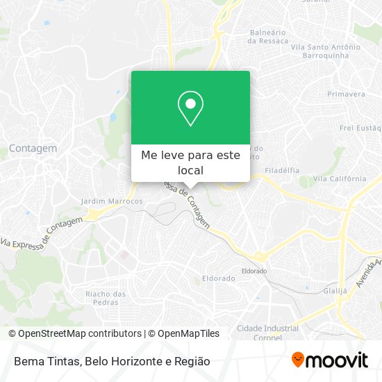 Bema Tintas mapa