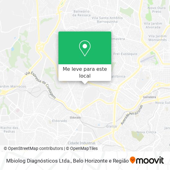 Mbiolog Diagnósticos Ltda. mapa