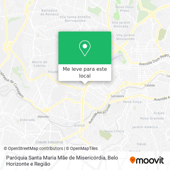 Paróquia Santa Maria Mãe de Misericórdia mapa