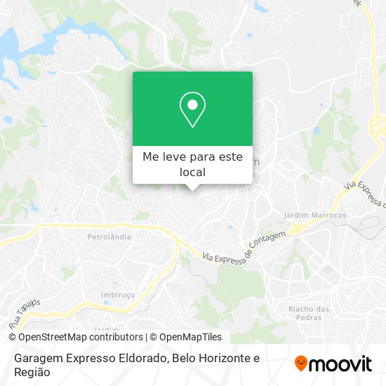 Garagem Expresso Eldorado mapa