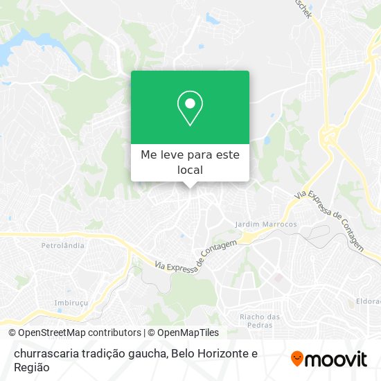 churrascaria tradição gaucha mapa