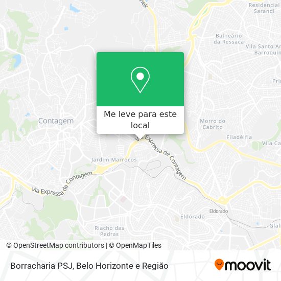 Borracharia PSJ mapa
