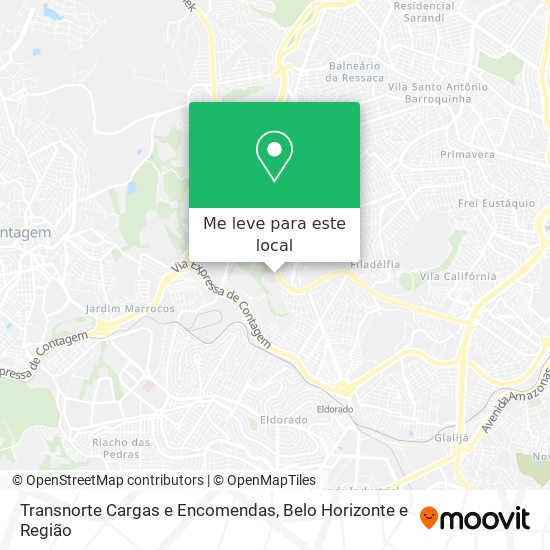 Transnorte Cargas e Encomendas mapa