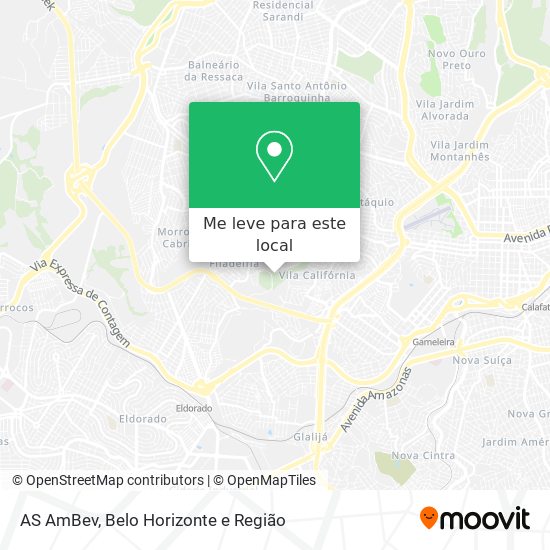 AS AmBev mapa