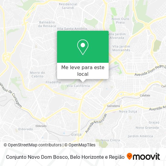Conjunto Novo Dom Bosco mapa