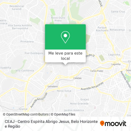 CEAJ - Centro Espírita Abrigo Jesus mapa