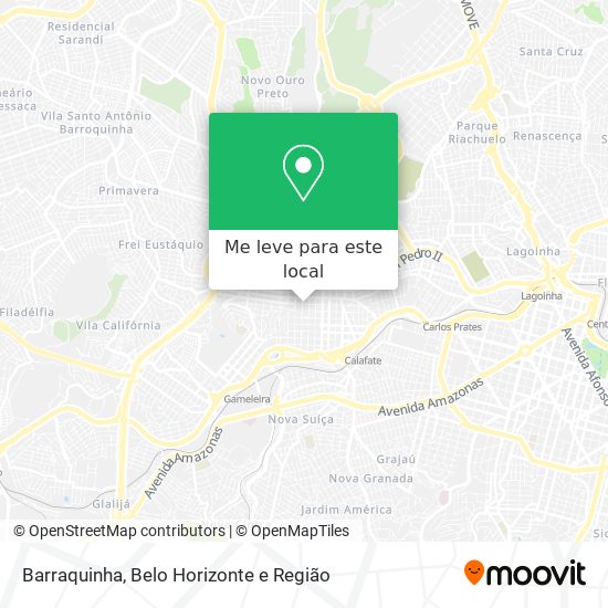Barraquinha mapa
