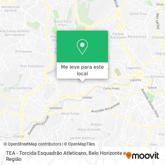TEA - Torcida Esquadrão Atleticano mapa