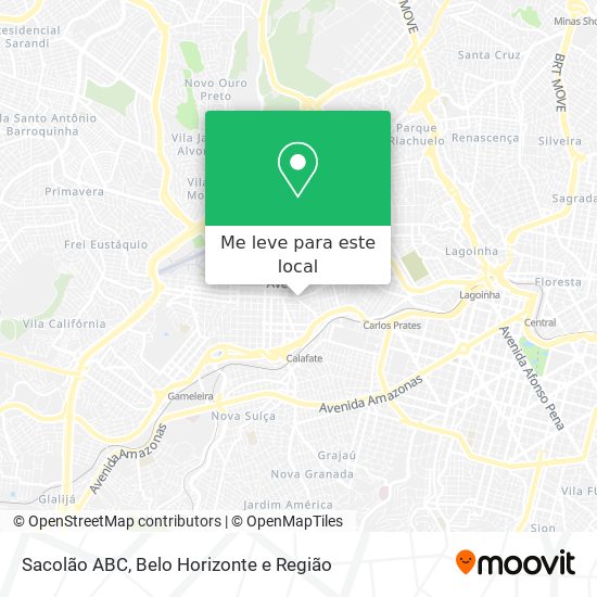 Sacolão ABC mapa