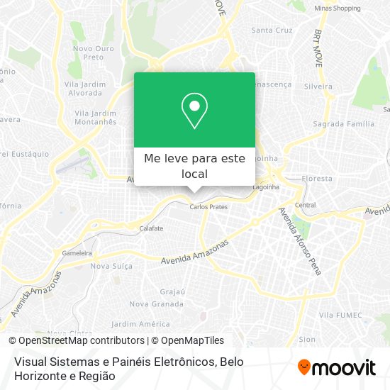 Visual Sistemas e Painéis Eletrônicos mapa