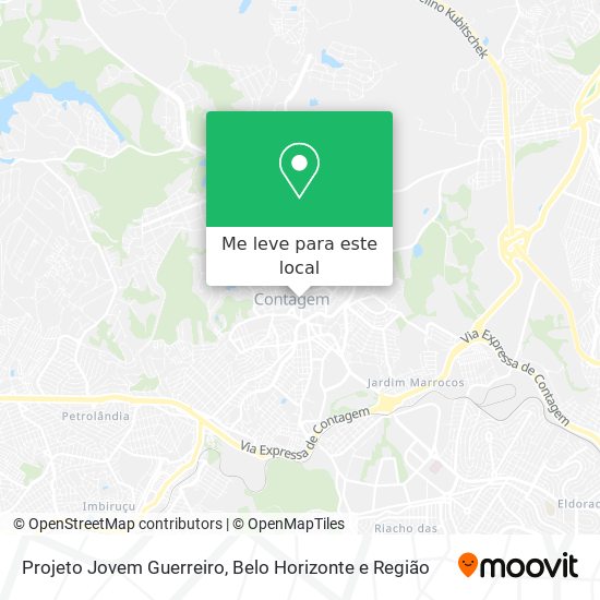 Projeto Jovem Guerreiro mapa