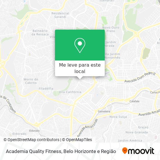 Academia Quality Fitness mapa