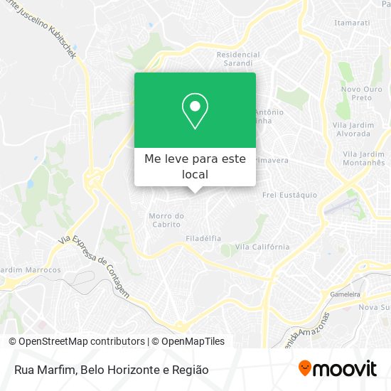 Rua Marfim mapa