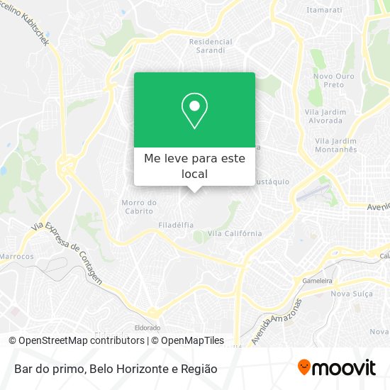 Bar do primo mapa