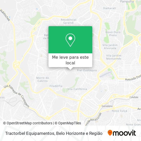 Tractorbel Equipamentos mapa