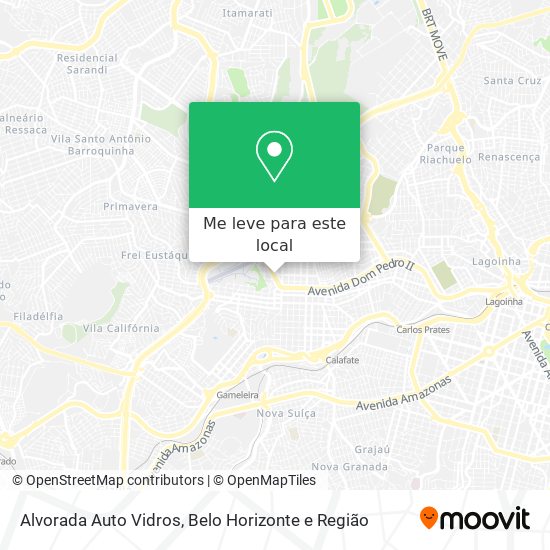 Alvorada Auto Vidros mapa