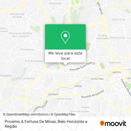 Proximo A Fortuna De Minas mapa