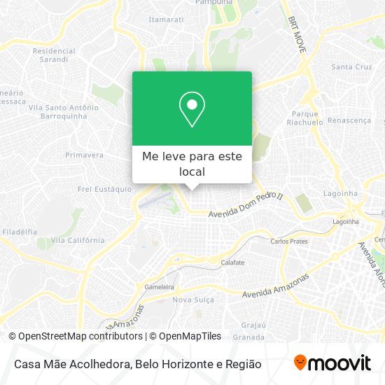 Casa Mãe Acolhedora mapa