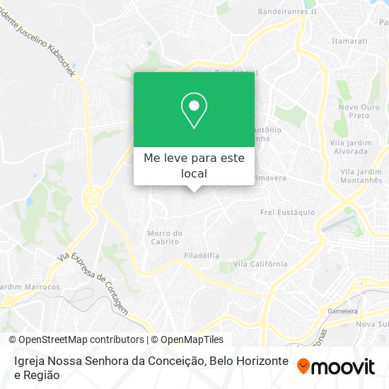 Igreja Nossa Senhora da Conceição mapa