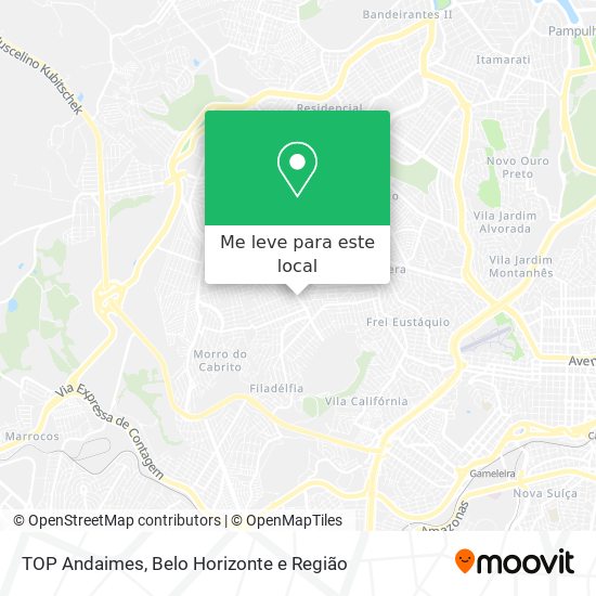 TOP Andaimes mapa