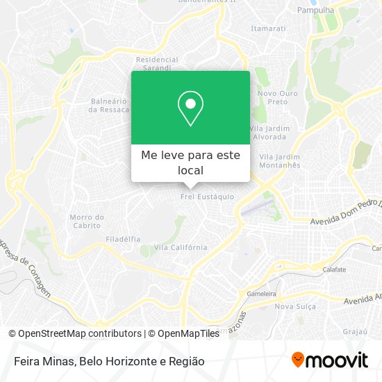 Feira Minas mapa